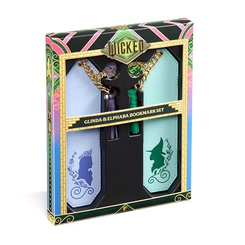 Wicked Glinda & Elphaba For Good Bookmark Set