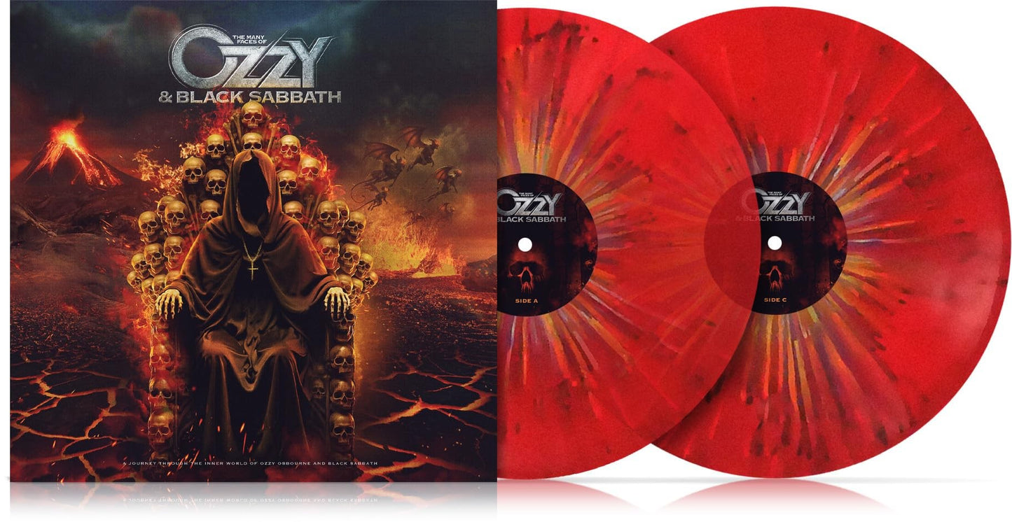 The Many Faces Of Ozzy & Black Sabbath (Red Splatter Vinyl)