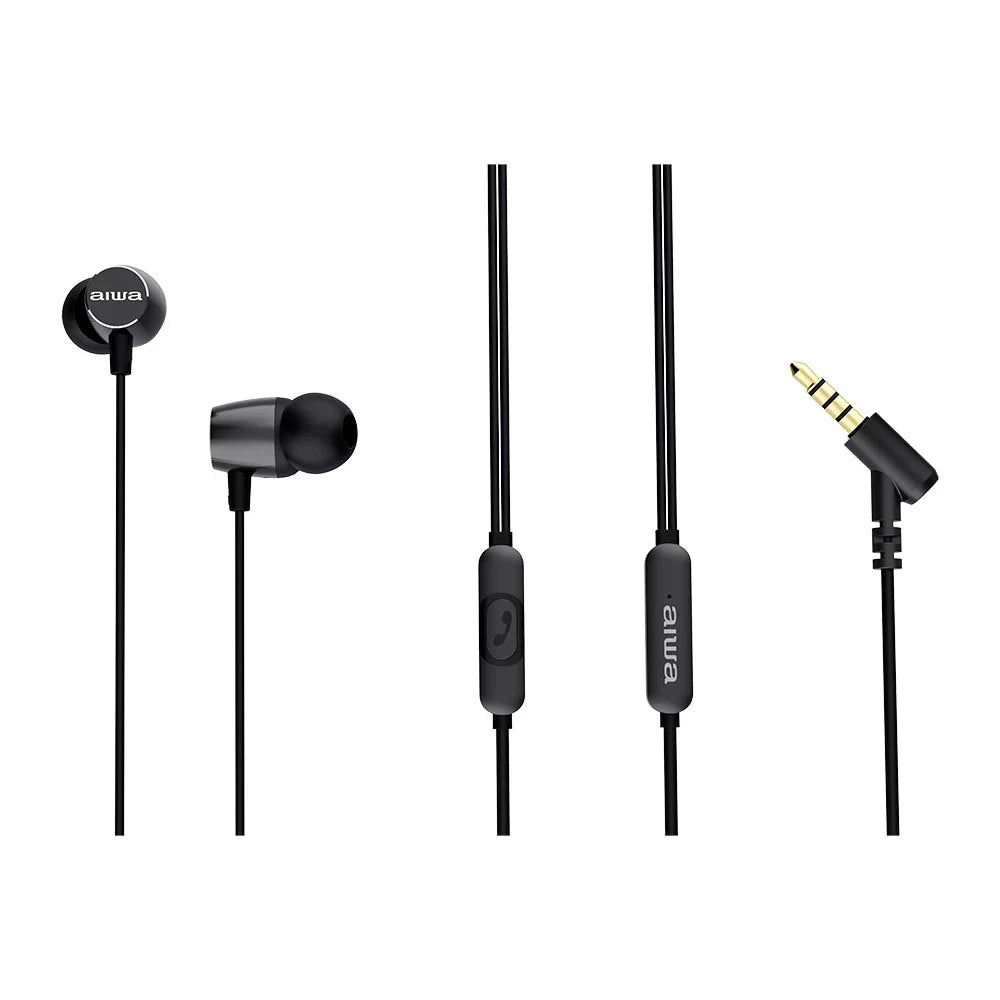 Aiwa - Estm-30Bk Ultra Compact Dynamic In-Earphone