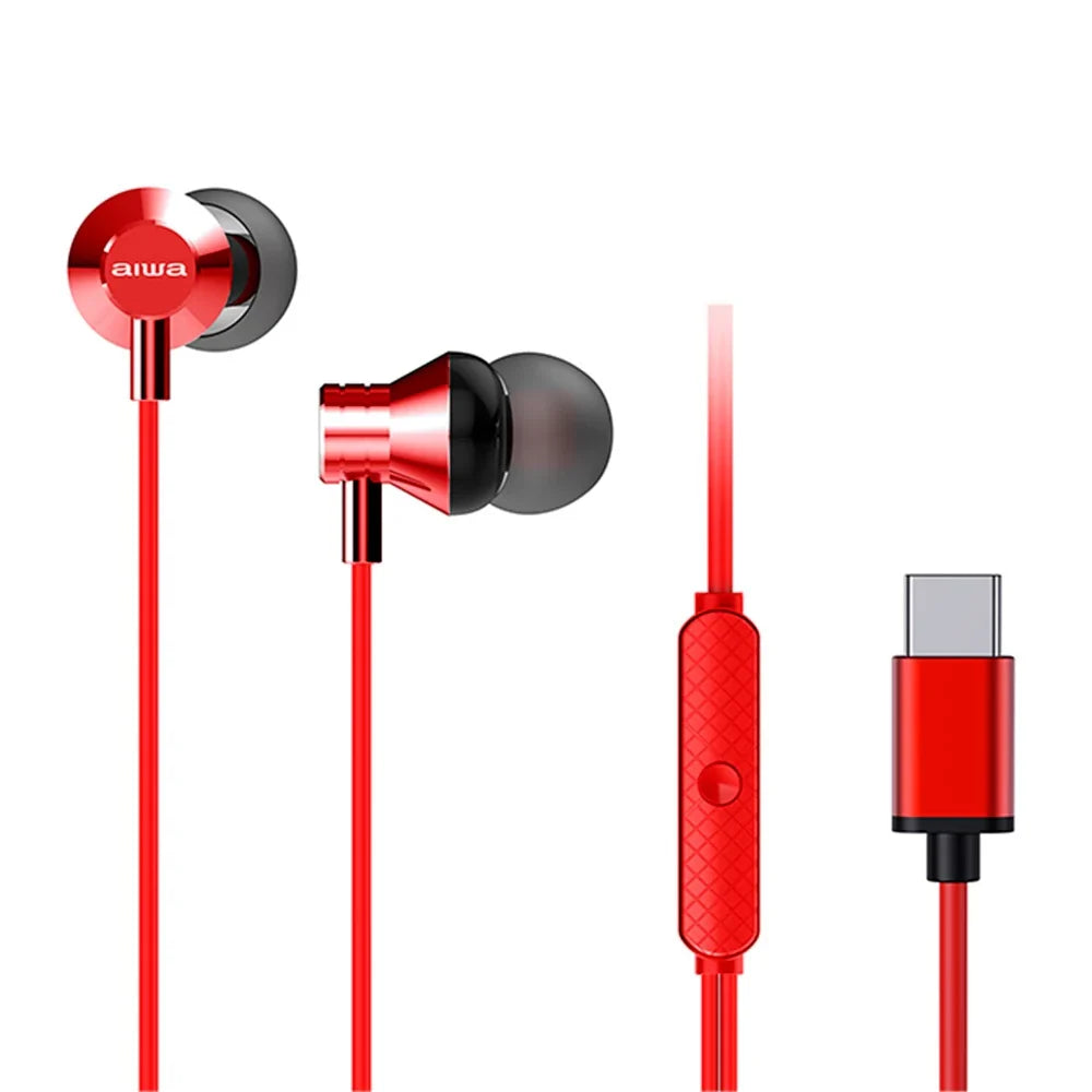 Aiwa - Estm-50Usb-C Ultra Compact Dynamic In-Earphone