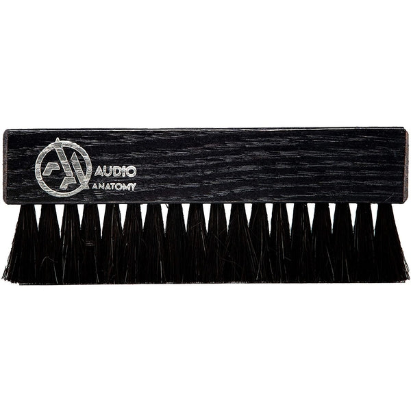 Oak Wood Brush Black With Antistatic Goat And Nylon Fiber - Deluxe (Dry & Wet Cleaning)