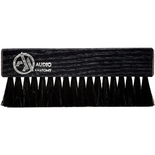 Oak Wood Brush Black With Antistatic Goat And Nylon Fiber - Deluxe (Dry & Wet Cleaning)