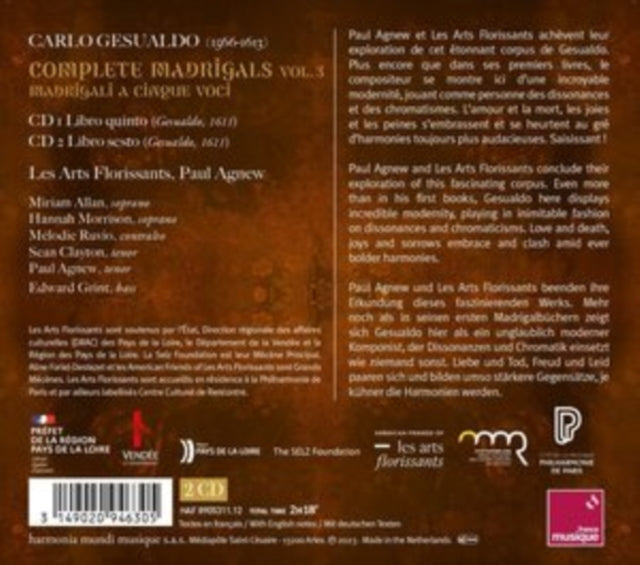 Gesualdo: Madrigali Libri Quinto & Sesto