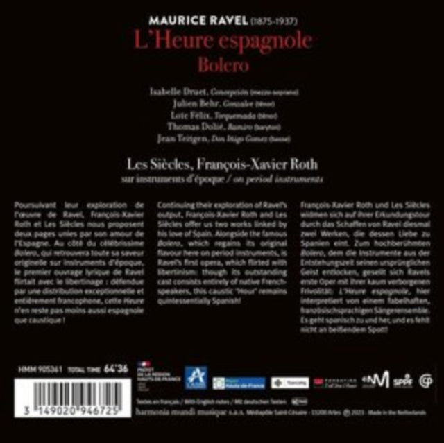 Maurice Ravel: L'heure Espagnole/Bolero
