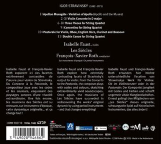 Stravinsky: Violin Concerto & Chamber Works