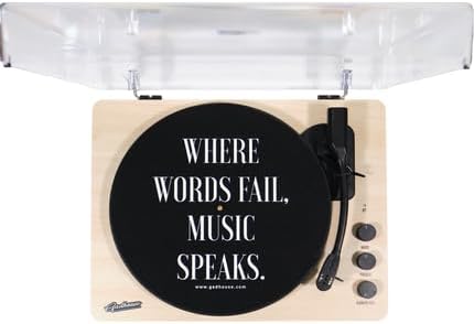 Dean Turntable Stereo System (Soft Sand)