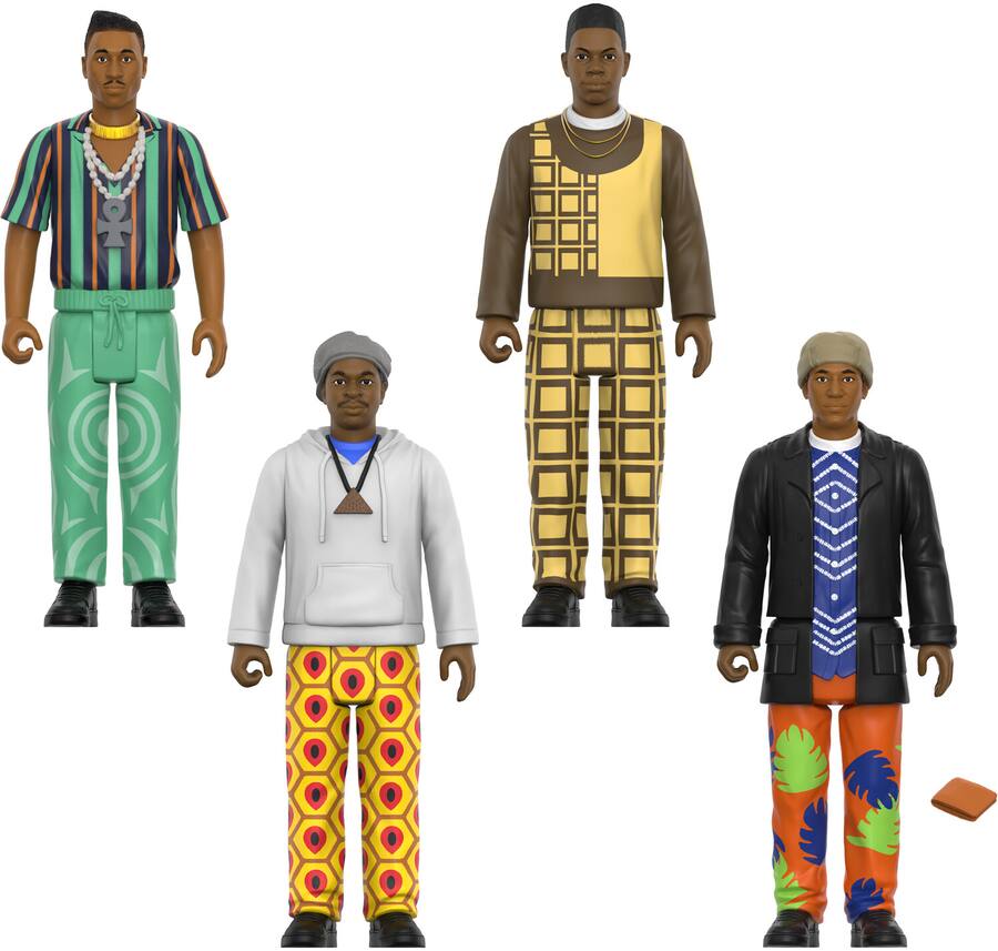 A Tribe Called Quest Reaction Figures Wave 1 Peoples Instinctive Travels And The Paths Of Rhythm (4-Pack)