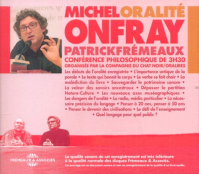 Oralité, Conférence Philosophique