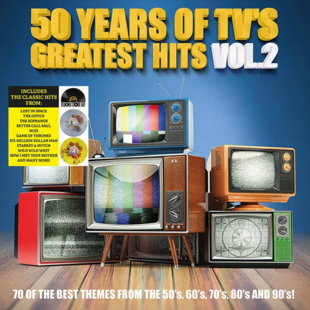 50 Years Of Tvs Greatest Hits 2 (Clear/Yellow/Red/Green Splatter Vinyl) (Rsd 2023)