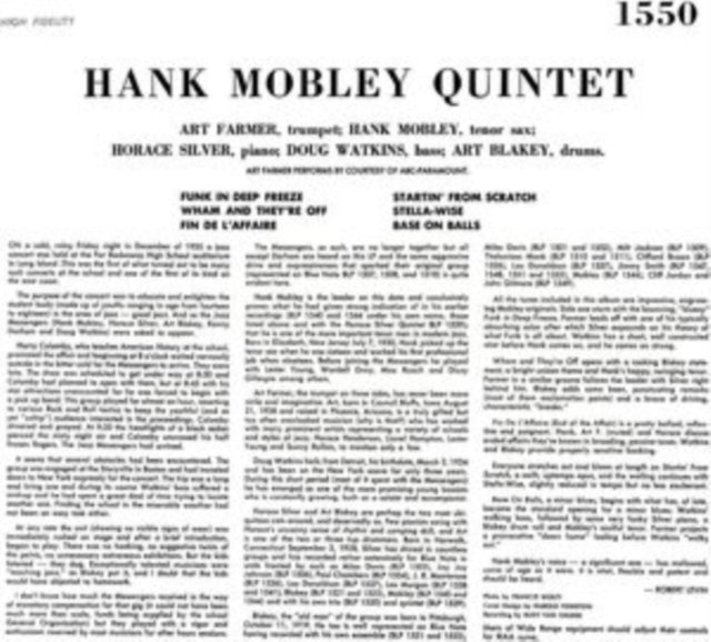 Hank Mobley Quintet