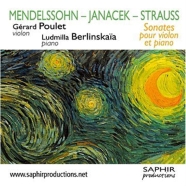 Mendelssohn/Janacek/Strauss: Sonates Pour Violon Et Piano