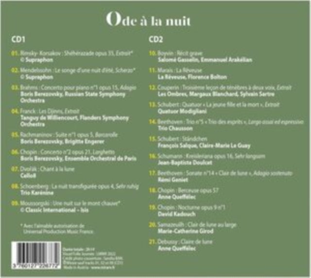 Ode À La Nuit - Folle Journée 2023