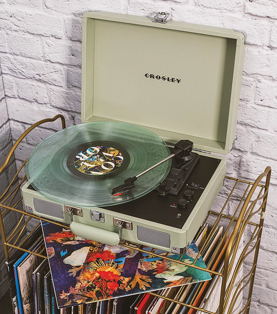 Cruiser Plus Deluxe Portable Turntable (Mint)- Now With Bluetooth Out