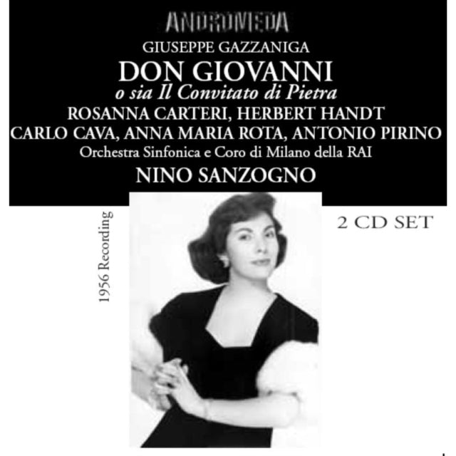 Don Giovanni (Sanzogno, Orch/chorus of Rai Turin, Carteri)