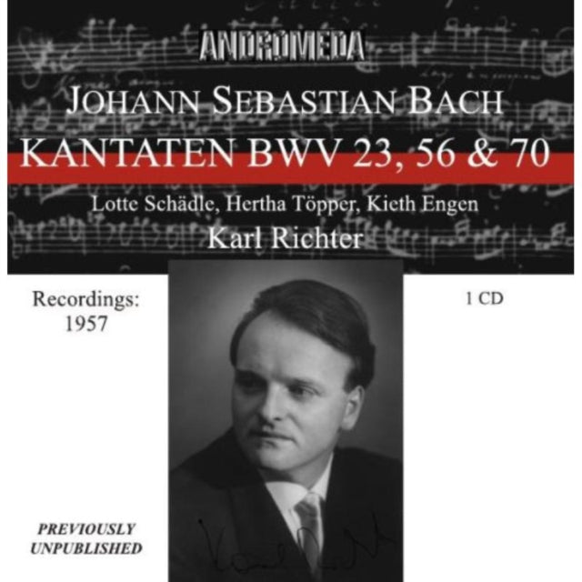 Cantatas Bwv 23, 56 and 70 [munich 1957] (Richter)