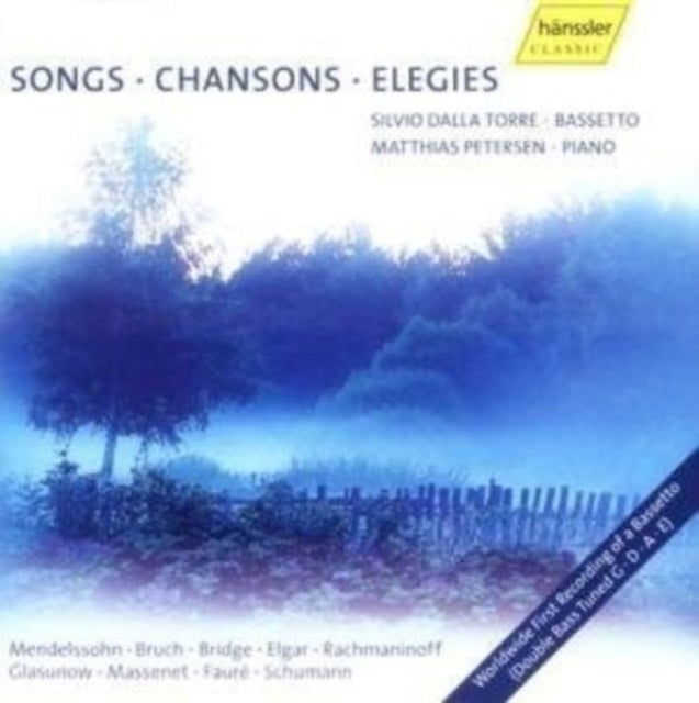 Songs, Chansons, Elegies