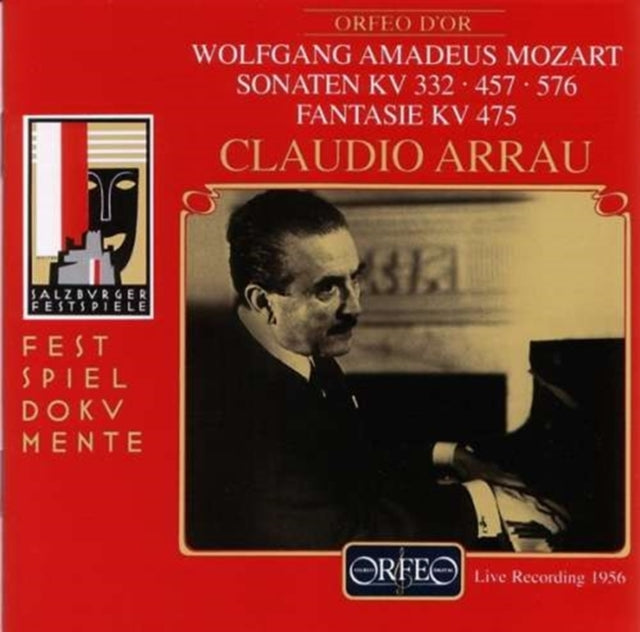Fantasie Kv475, Sonata K457, K576, 332 (Arrau)