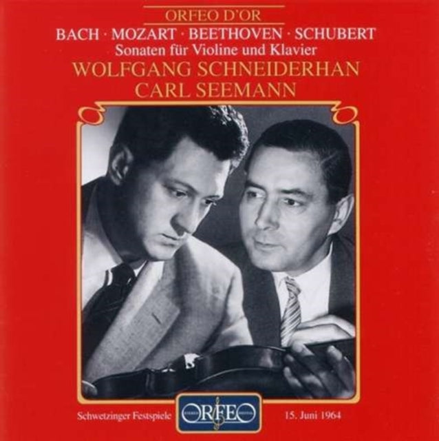 Sonatas D574, Bwv 1016, Op. 1 - 3 (Seemann, Schneiderhan)
