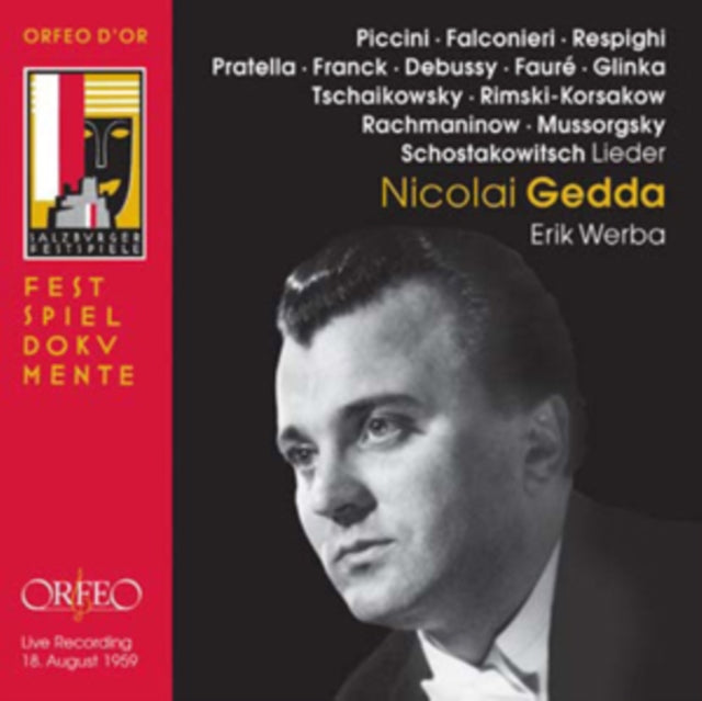 Nicolai Gedda: Piccini/Falconieri/Respighi/Pratella/Franck/...