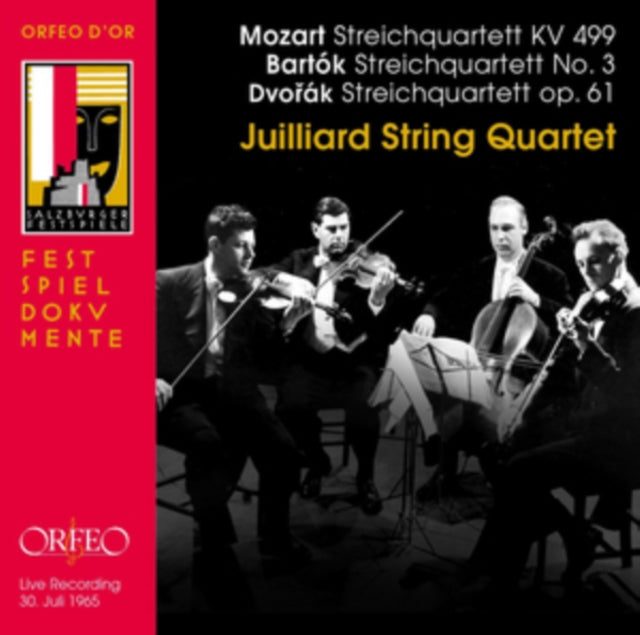 Mozart: Streichquartett KV 499/Bartók: Streichquartett No. 3/...