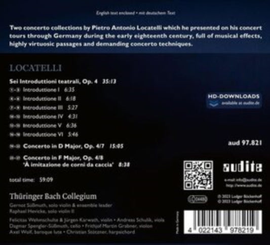 Locatelli: Introduttioni Teatrali