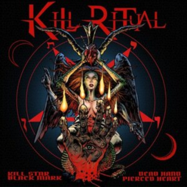 Kill Star Black Heart Dead Hand Pierced Heart