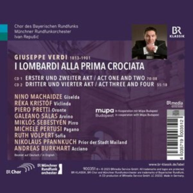Giuseppe Verdi: I Lombardi Alla Prima Crociata
