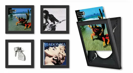 Black LP Flip Frame 4 Pack