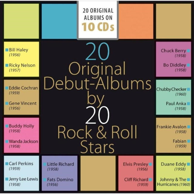 20 Original Debut Albums By 20 Rock & Roll Stars