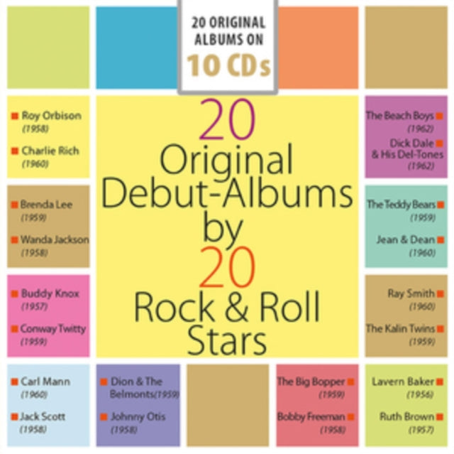 20 Original Debut Album By 20 Rock 'N' Rolls Stars
