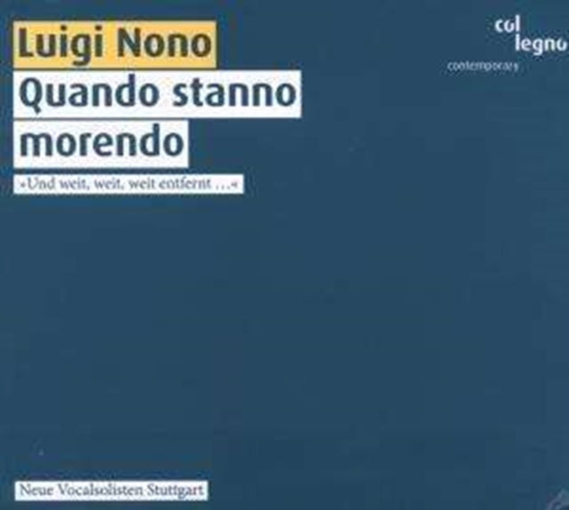 Quando Stanno Morendo (Schreier) [german Import]