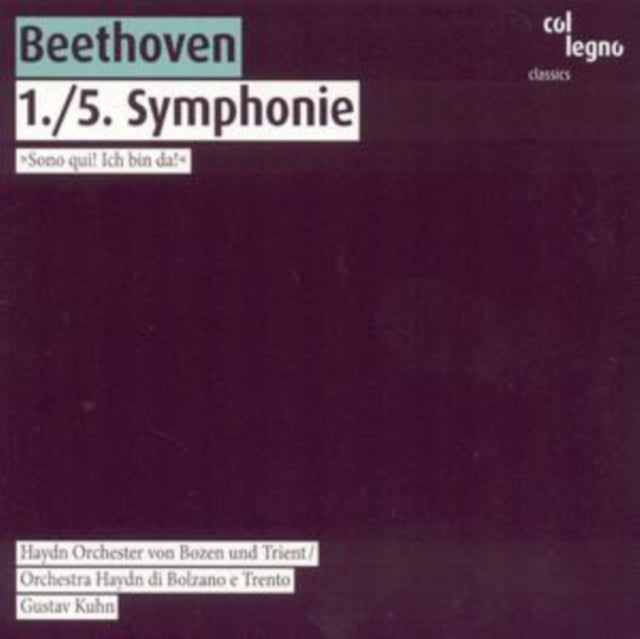 Symphonies Nos. 1 and 5 (Kuhn) [german Import]