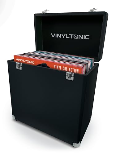 Vinyl Tonic Pu Leather LP Case Black