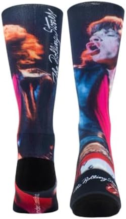 Rolling Stones Mick Live In Colour Socks (One Size)