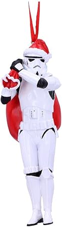 Stormtrooper Santa Sack Hanging Ornament 13cm