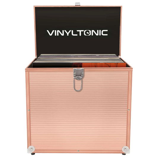 Vinyl Tonic Rose Gold LP Case (With Cloth & 10Pk Sleeves)