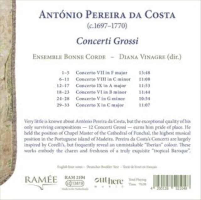 António Pereira Da Costa: Concerti Grossi