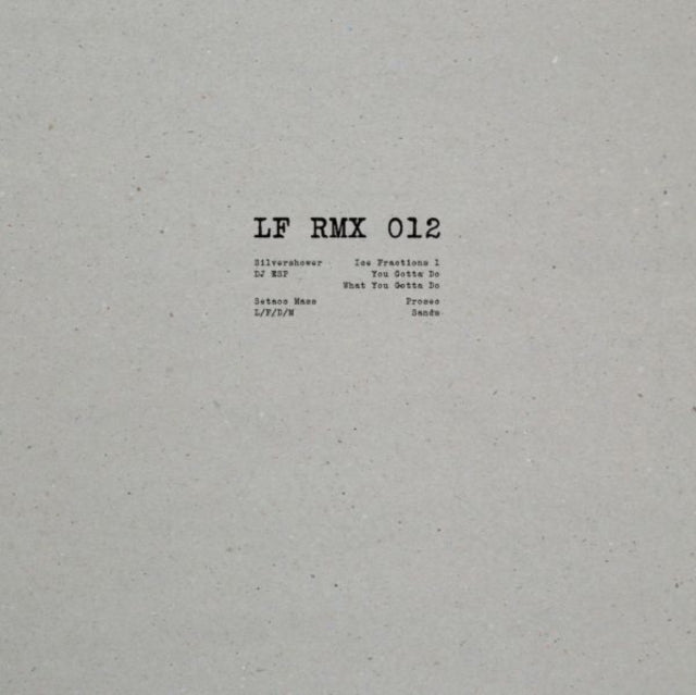 LF RMX 012 (Len Faki Mixes)