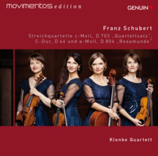 Franz Schubert: Streichquartette C-Moll, D703, 'Quartettsatz'/...