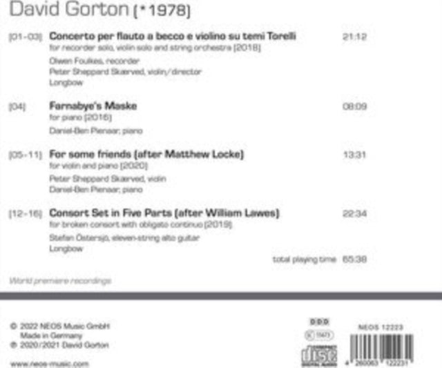 David Gorton: Farnabye's Maske