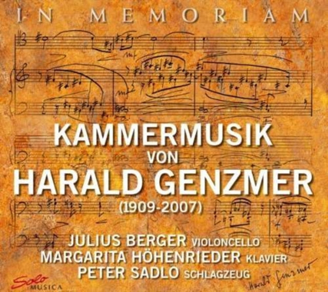 In Memoriam: Chamber Music of Genzmer (Berger)