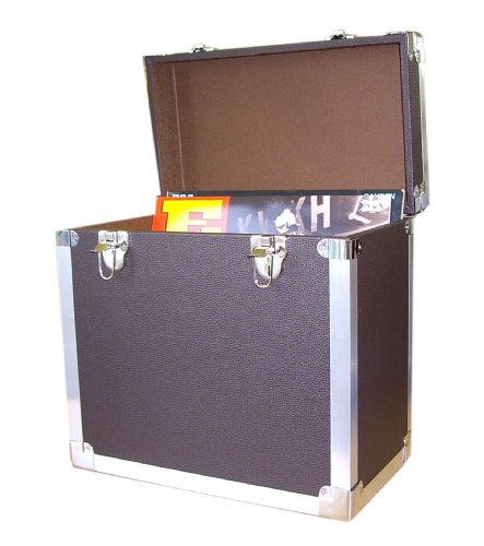Lp Record Storage Carry Case Black