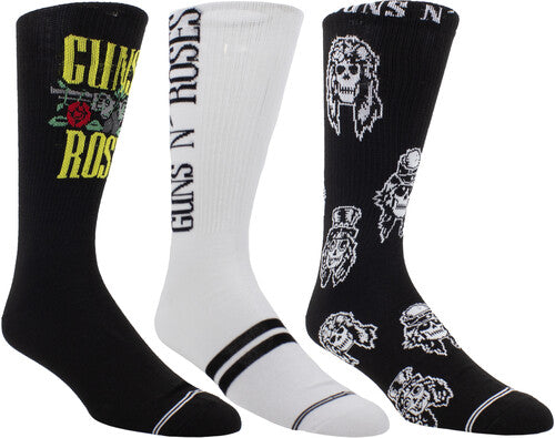 Gun N Roses Socks 3 Pack In Gift Box (One Size)