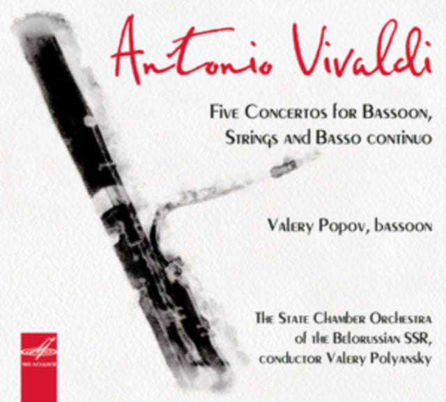 Antonio Vivaldi: Five Concertos for Bassoon, Strings...