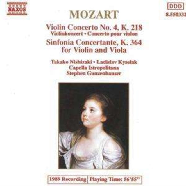 Violin Concerto No. 4, Sinfonia Concertante (Gunzenhauser)