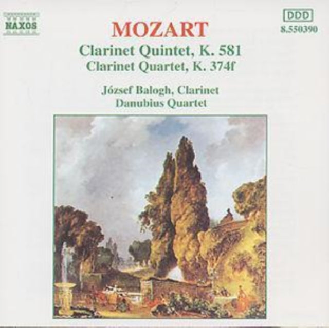 Mozart : Clarinet Quintet/Clarinet Quartet - Oizsef Balogh/Danubi