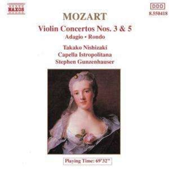 Violin Concertos Nos. 3 and 5 (Gunzenhauser, Nishizaki)