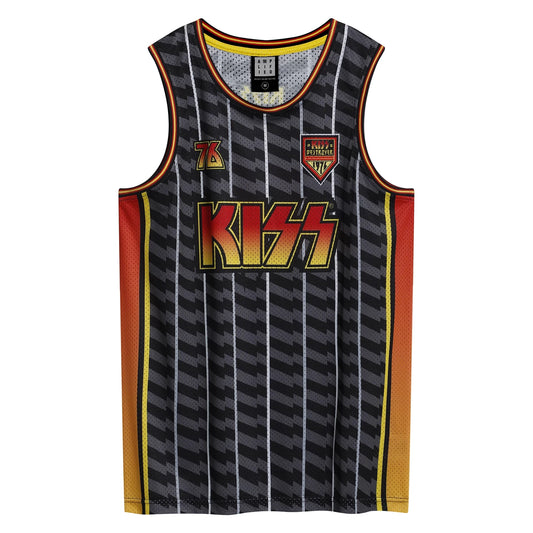 Kiss Destroyer Black Basketball Jersey Xxx Large