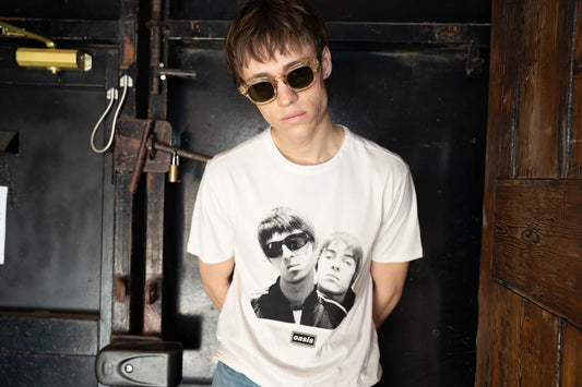 Oasis Boxed Amplified Small Vintage White T Shirt