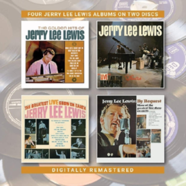 Four Jerry Lee Lewis Albums On Two Discs